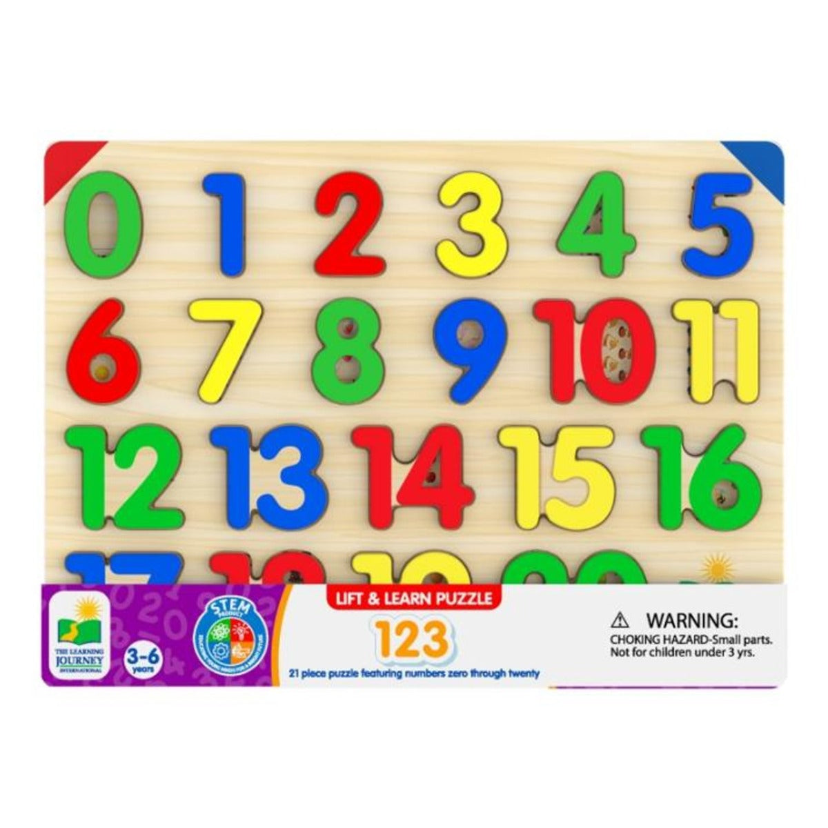 The Learning Journey Lift & Learn 123 Number Puzzle