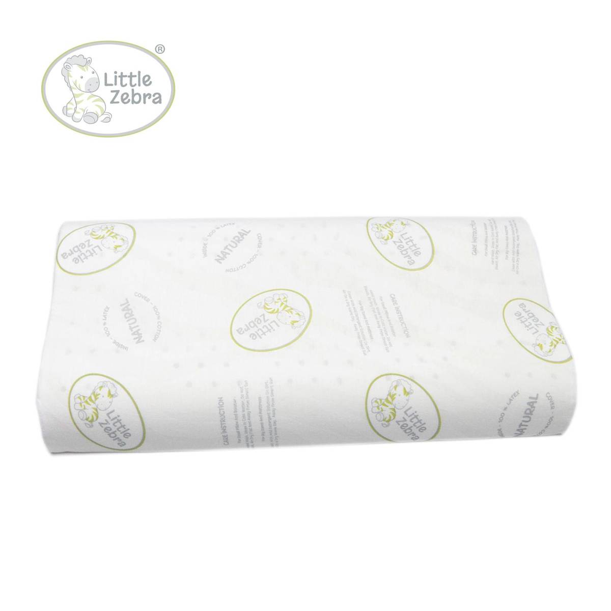 Little Zebra Toddler Latex Pillow (26 x 50cm)