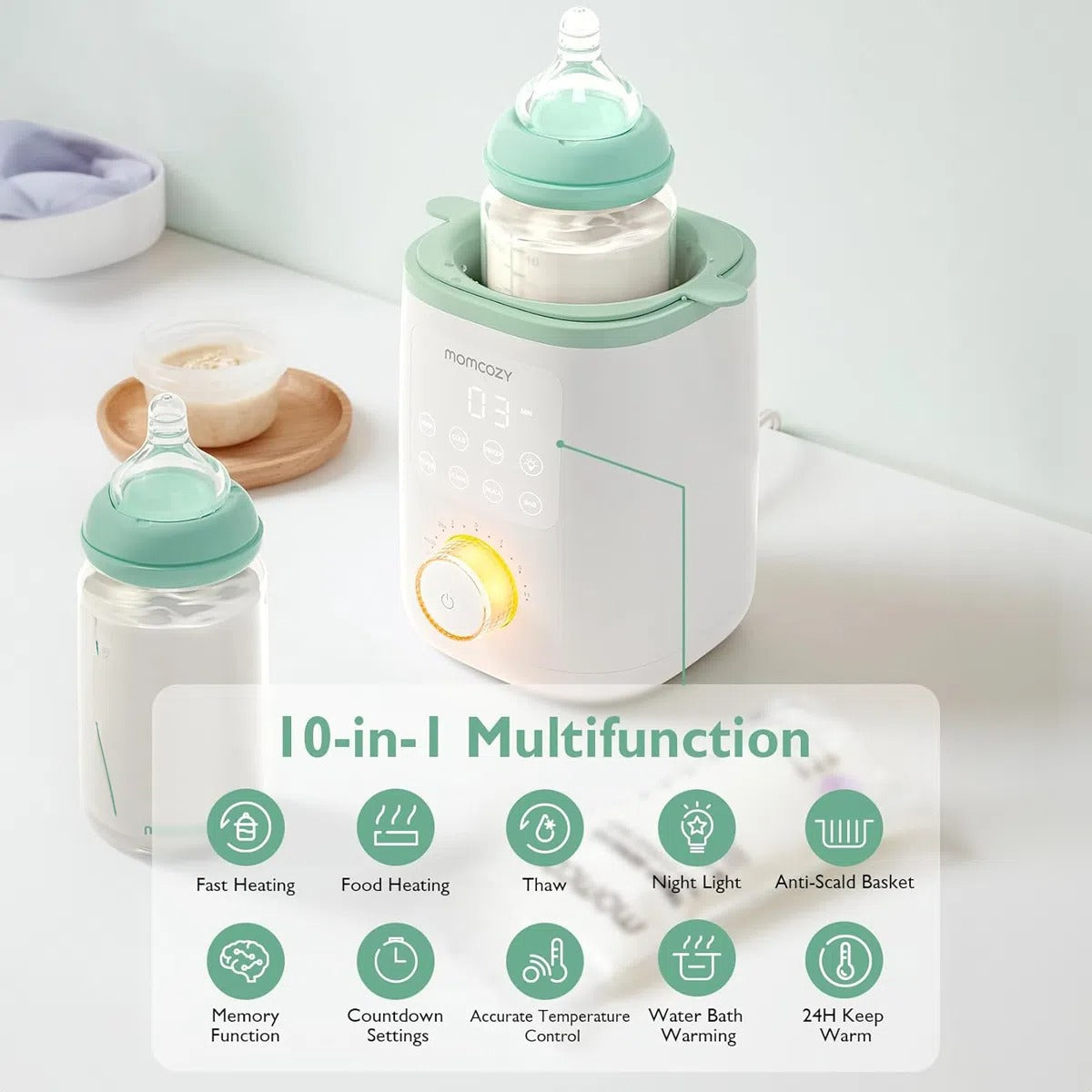 Momcozy Nutri Smart Analog Baby Bottle Warmer