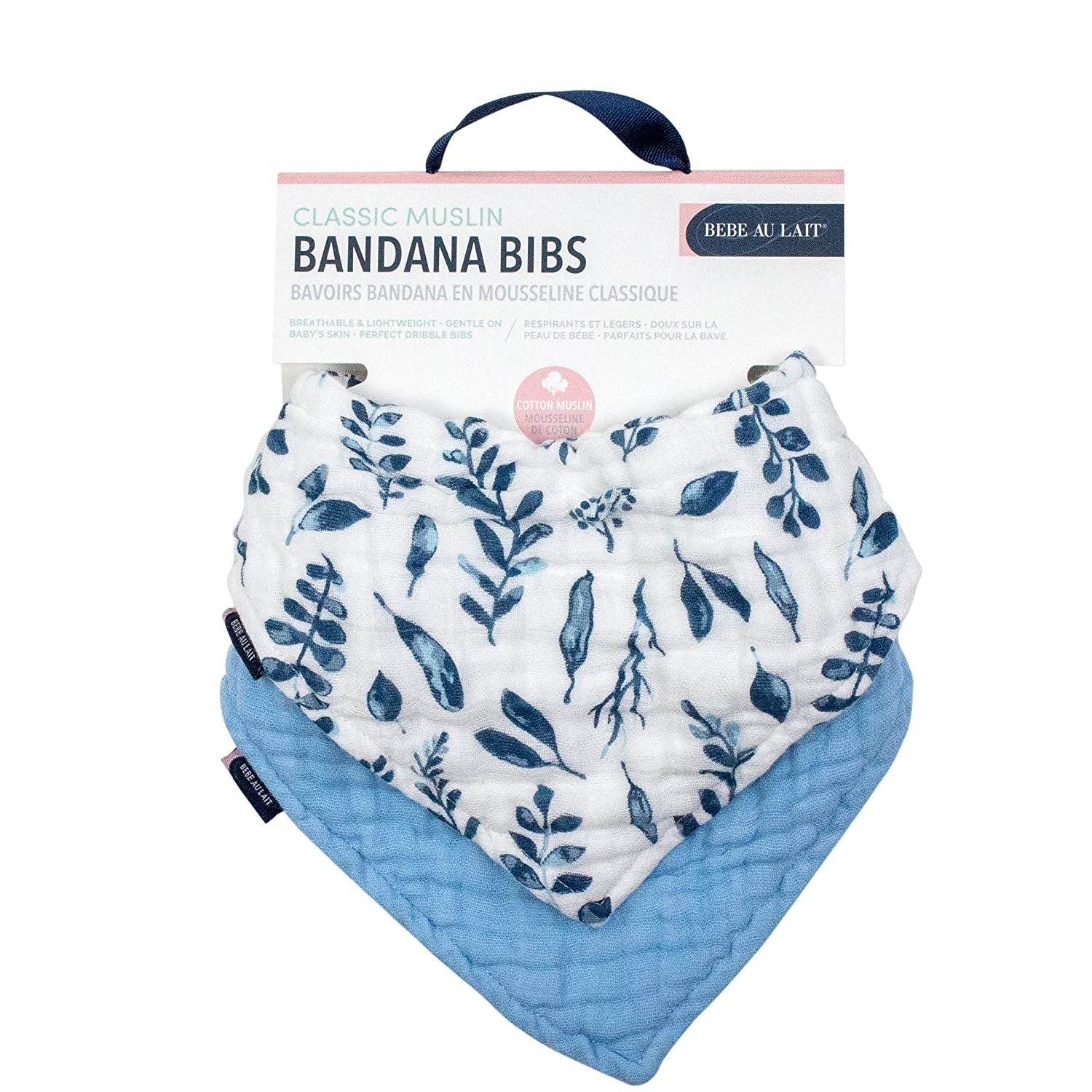 Bebe Au Lait Classic Muslin Bandana Bib, 2pk (10 Designs) - Pupsik Singapore
