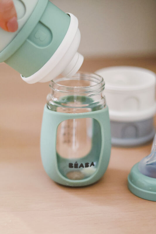 Beaba Stackable Formula Milk Container - 4 Tiers (3 Colors) - Pupsik Singapore