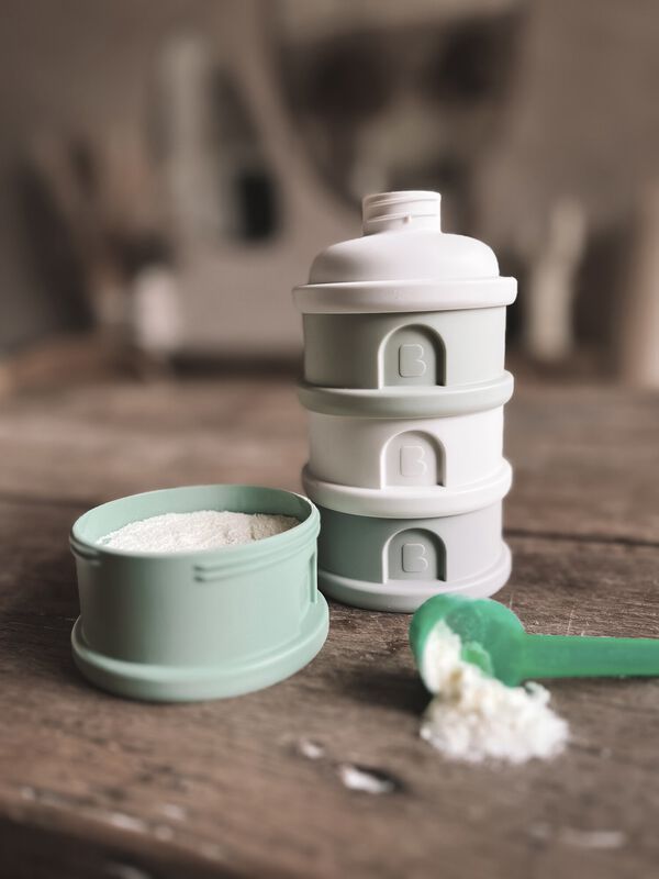 Beaba Stackable Formula Milk Container - 4 Tiers (3 Colors) - Pupsik Singapore