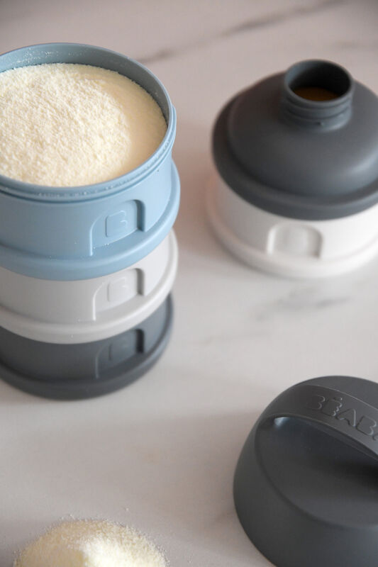 Beaba Stackable Formula Milk Container - 4 Tiers (3 Colors) - Pupsik Singapore