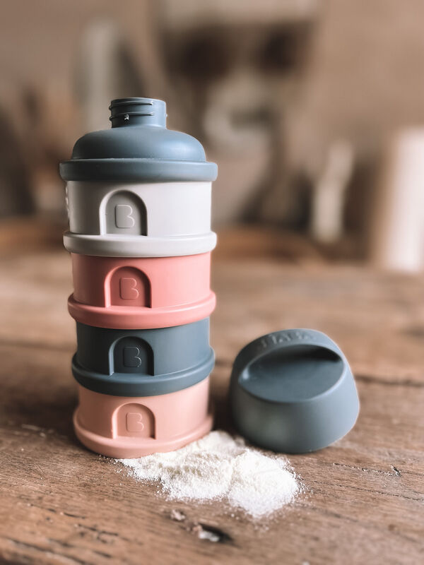 Beaba Stackable Formula Milk Container - 4 Tiers (3 Colors) - Pupsik Singapore