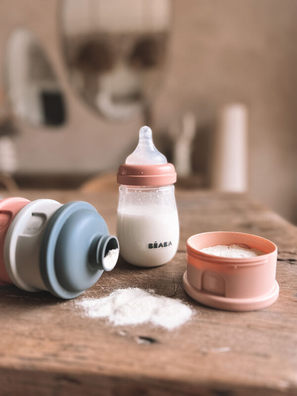 Beaba Stackable Formula Milk Container - 4 Tiers (3 Colors) - Pupsik Singapore