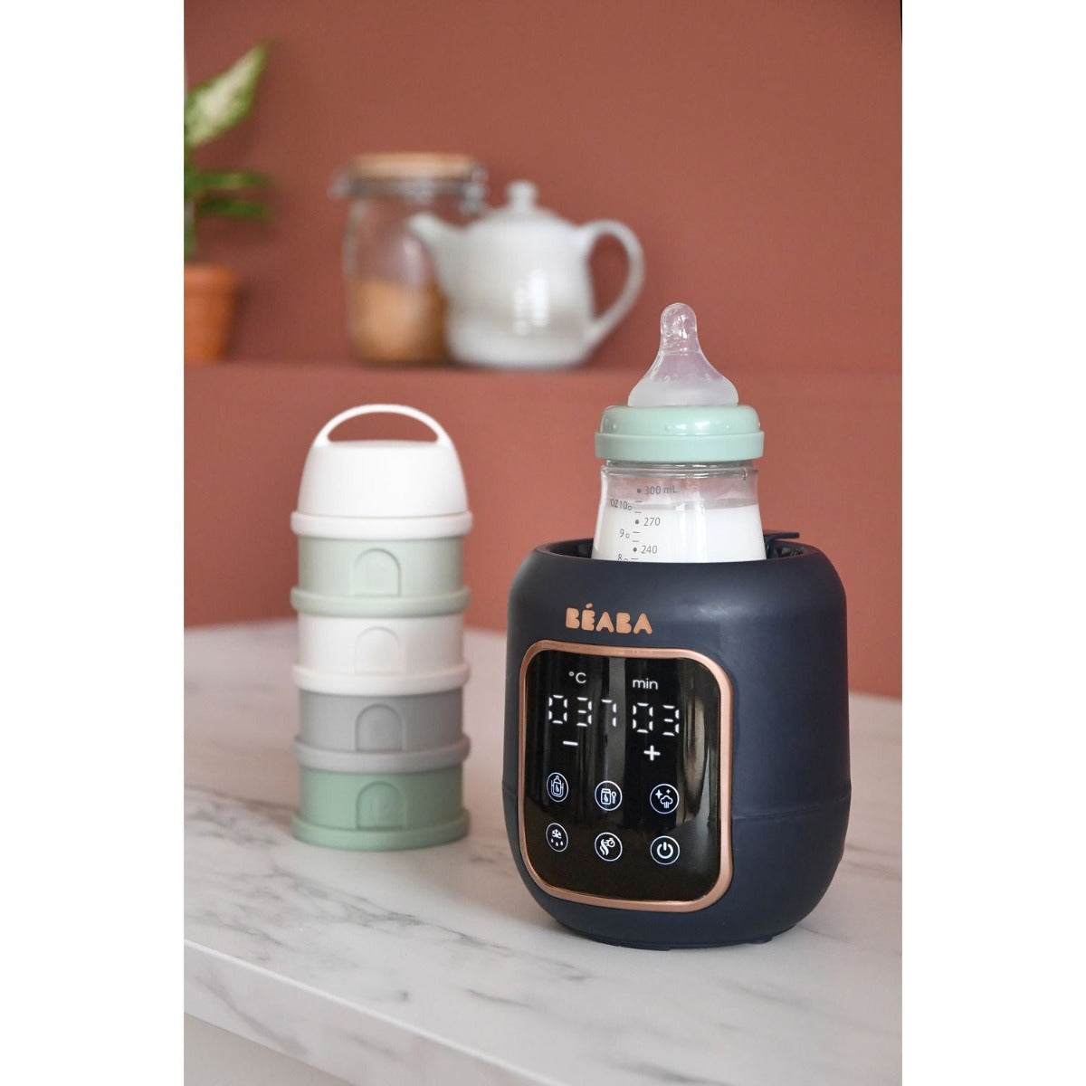 Beaba 5-in-1 Multi Milk Bottle Warmer - Night Blue