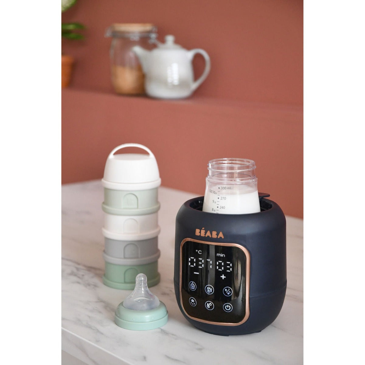 Beaba 5-in-1 Multi Milk Bottle Warmer - Night Blue