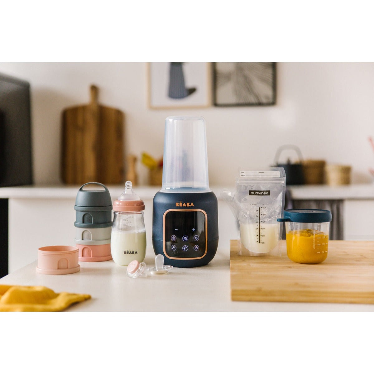 Beaba 5-in-1 Multi Milk Bottle Warmer - Night Blue