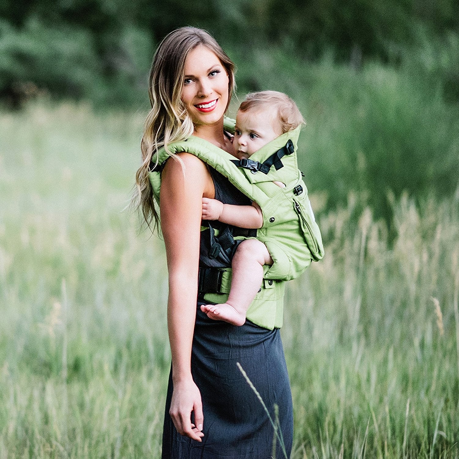 Lillebaby 6-in-1 Complete Organic Baby Carrier - Green Meadow
