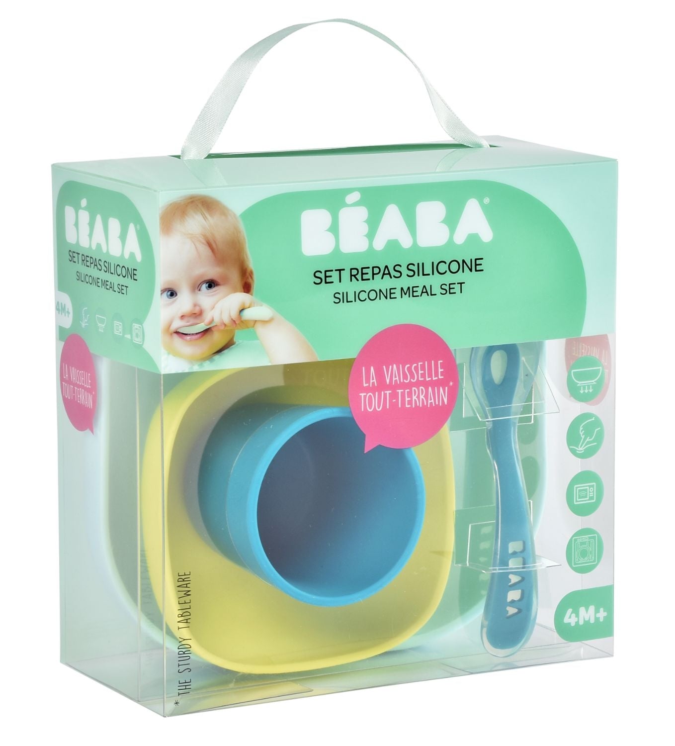 Beaba Silicone Meal Set (7 Colours) - Pupsik Singapore