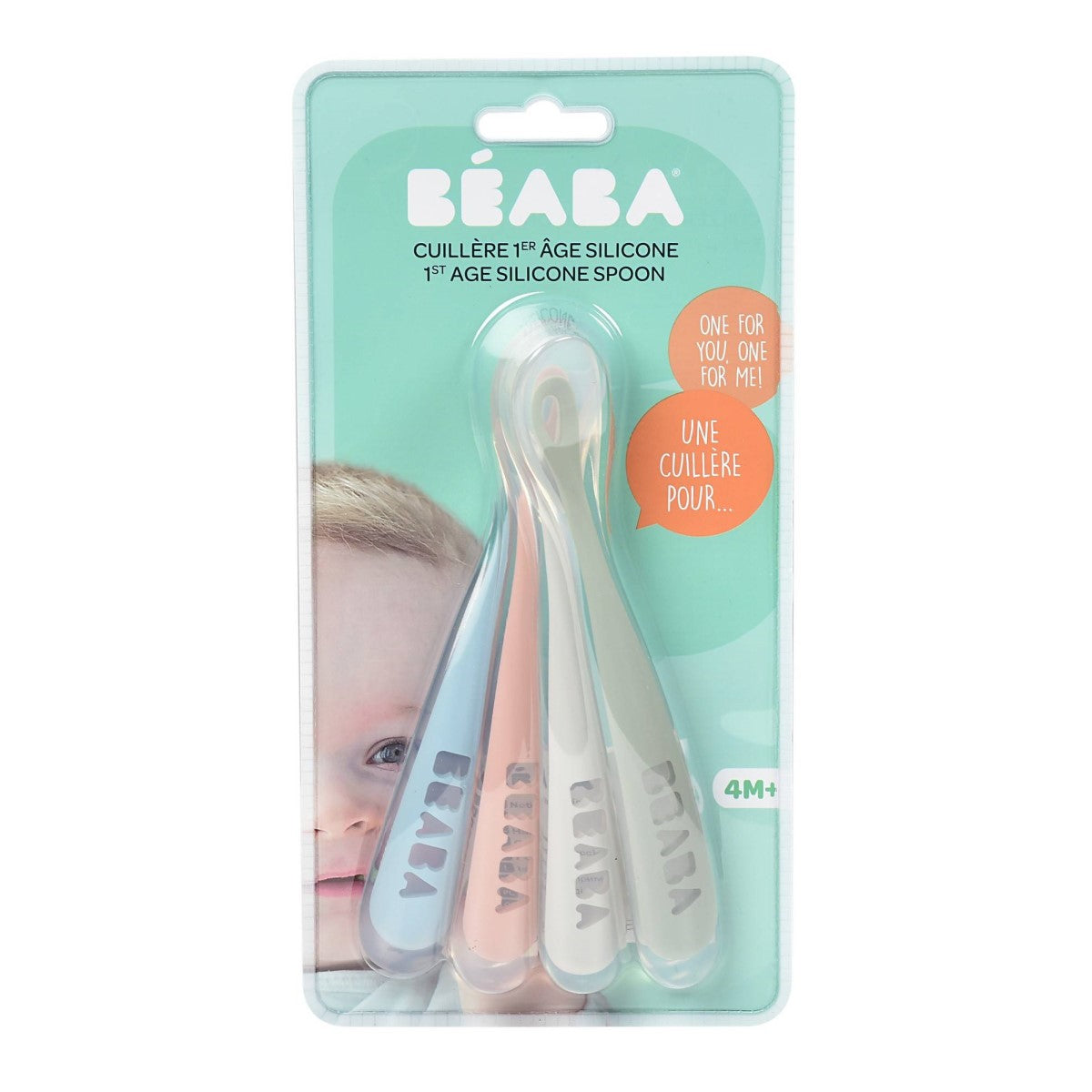 Beaba 1st Age Silicone Spoons (4pk)