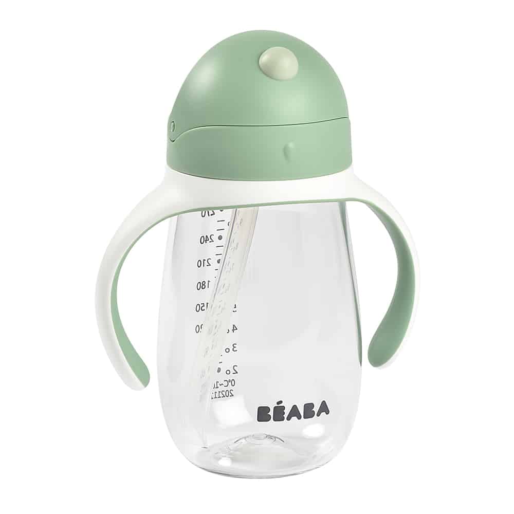 Beaba Tritan Straw Cup (300ml) - 4 Colours - Pupsik Singapore