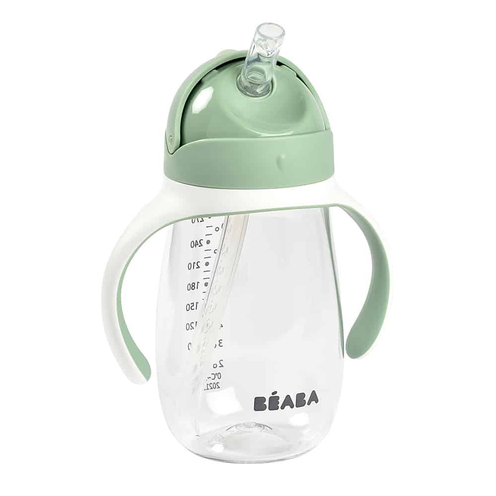 Beaba Tritan Straw Cup (300ml) - 4 Colours - Pupsik Singapore