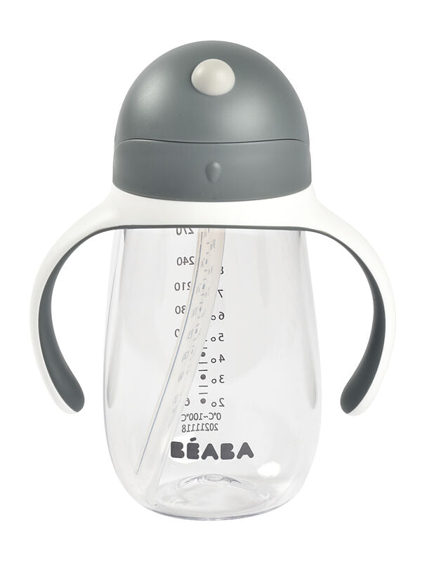 Beaba Tritan Straw Cup (300ml) - 4 Colours - Pupsik Singapore