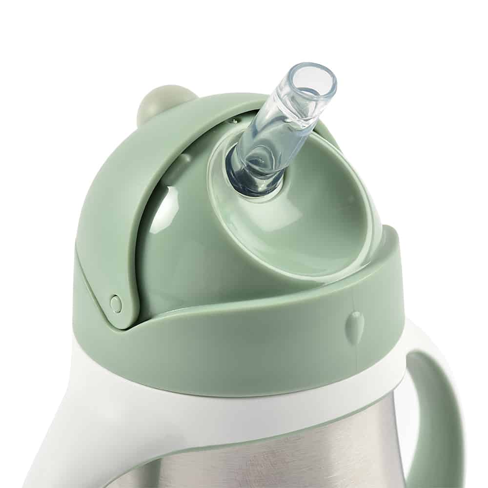 Beaba Stainless Steel Straw Cup (250ml) - 4 Colors - Pupsik Singapore