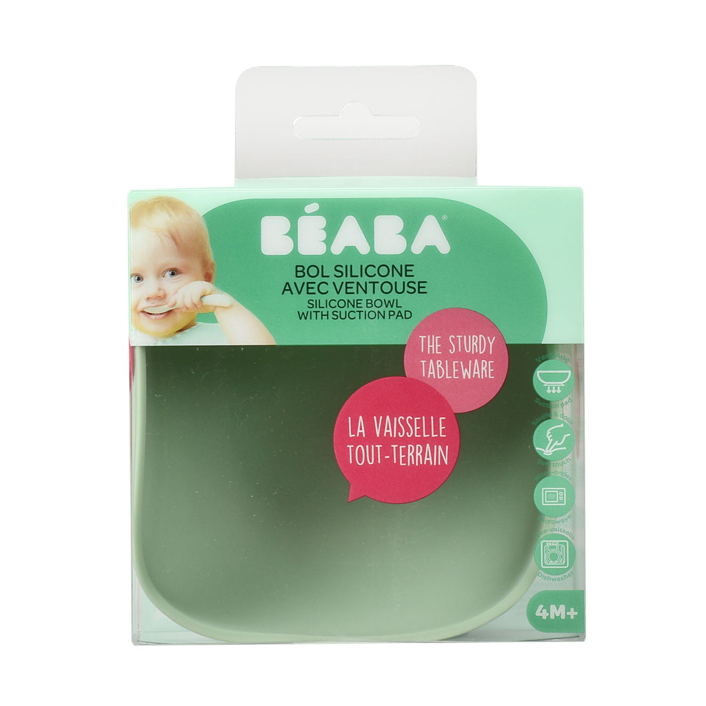 Beaba Silicone Suction Baby Bowl (4 Colours) - Pupsik Singapore