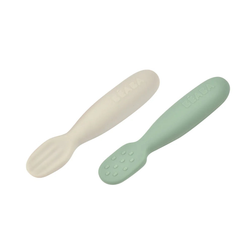 Beaba Silicone Pre-Spoons, 2pk (4 Colors)