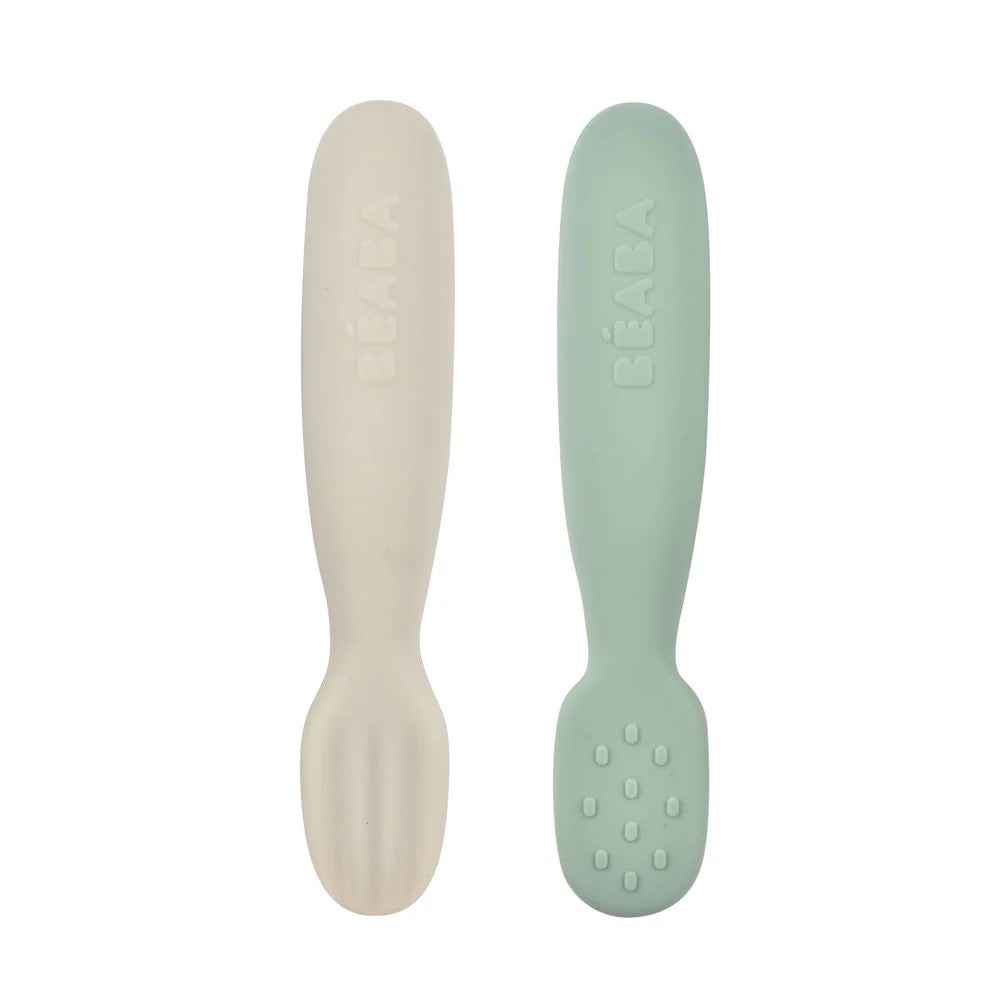 Beaba Silicone Pre-Spoons, 2pk (4 Colors)