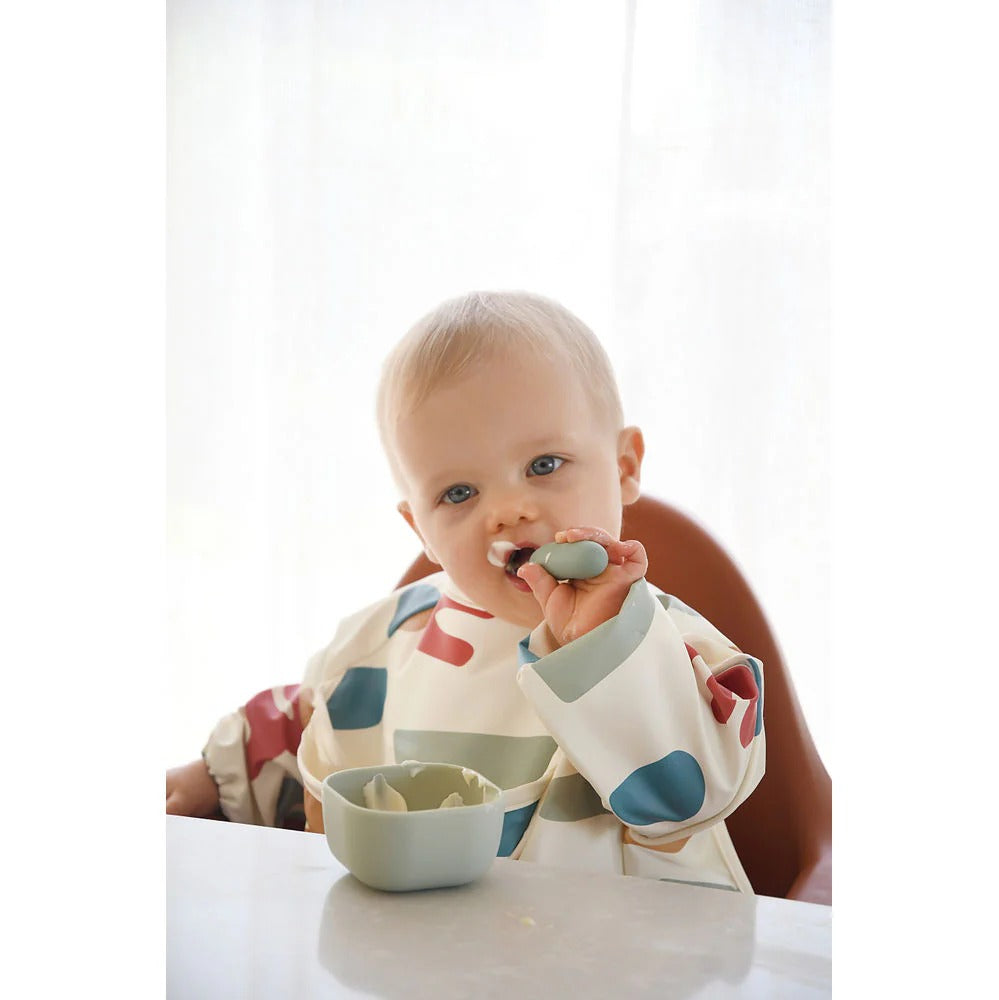 Beaba Stainless Steel Pre-Cutlery Fork & Spoon Set, 2pk (4 Colors)