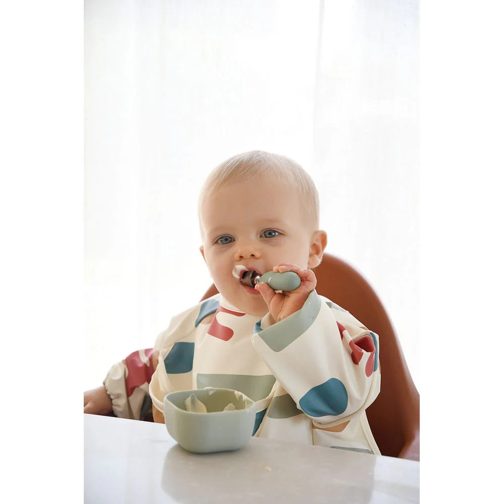 Beaba Stainless Steel Pre-Cutlery Fork & Spoon Set, 2pk (4 Colors)