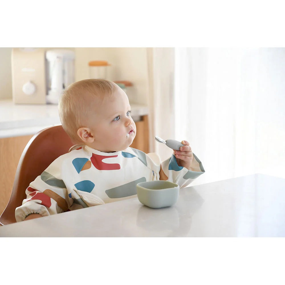 Beaba Stainless Steel Pre-Cutlery Fork & Spoon Set, 2pk (4 Colors)