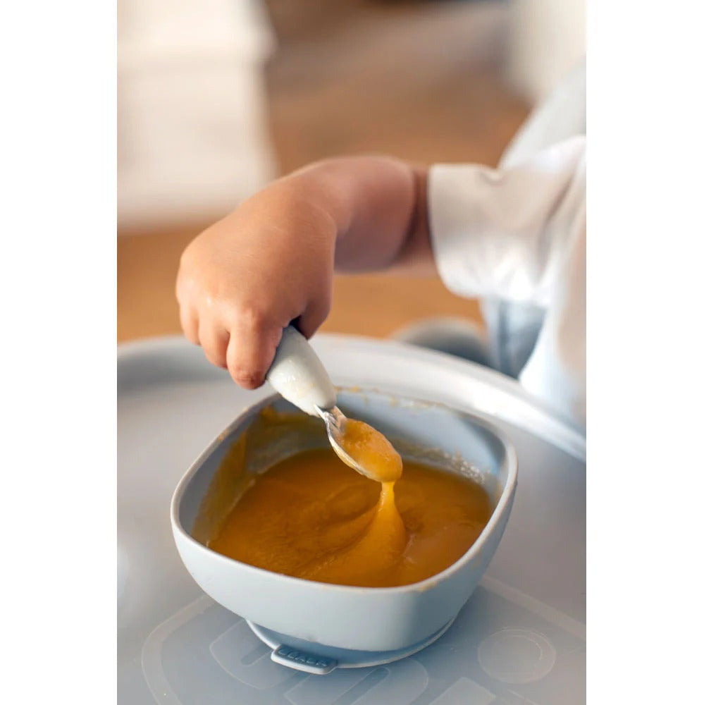 Beaba Stainless Steel Pre-Cutlery Fork & Spoon Set, 2pk (4 Colors)