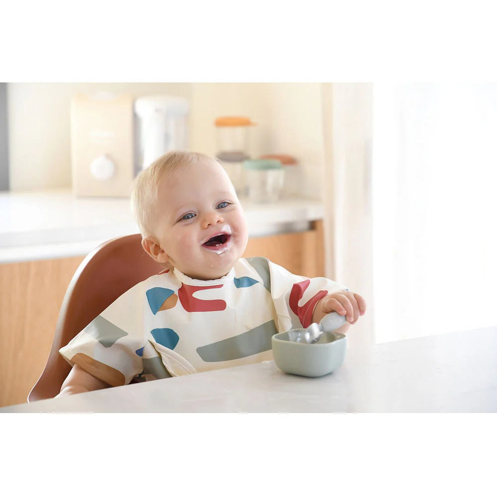 Beaba Stainless Steel Pre-Cutlery Fork & Spoon Set, 2pk (4 Colors)