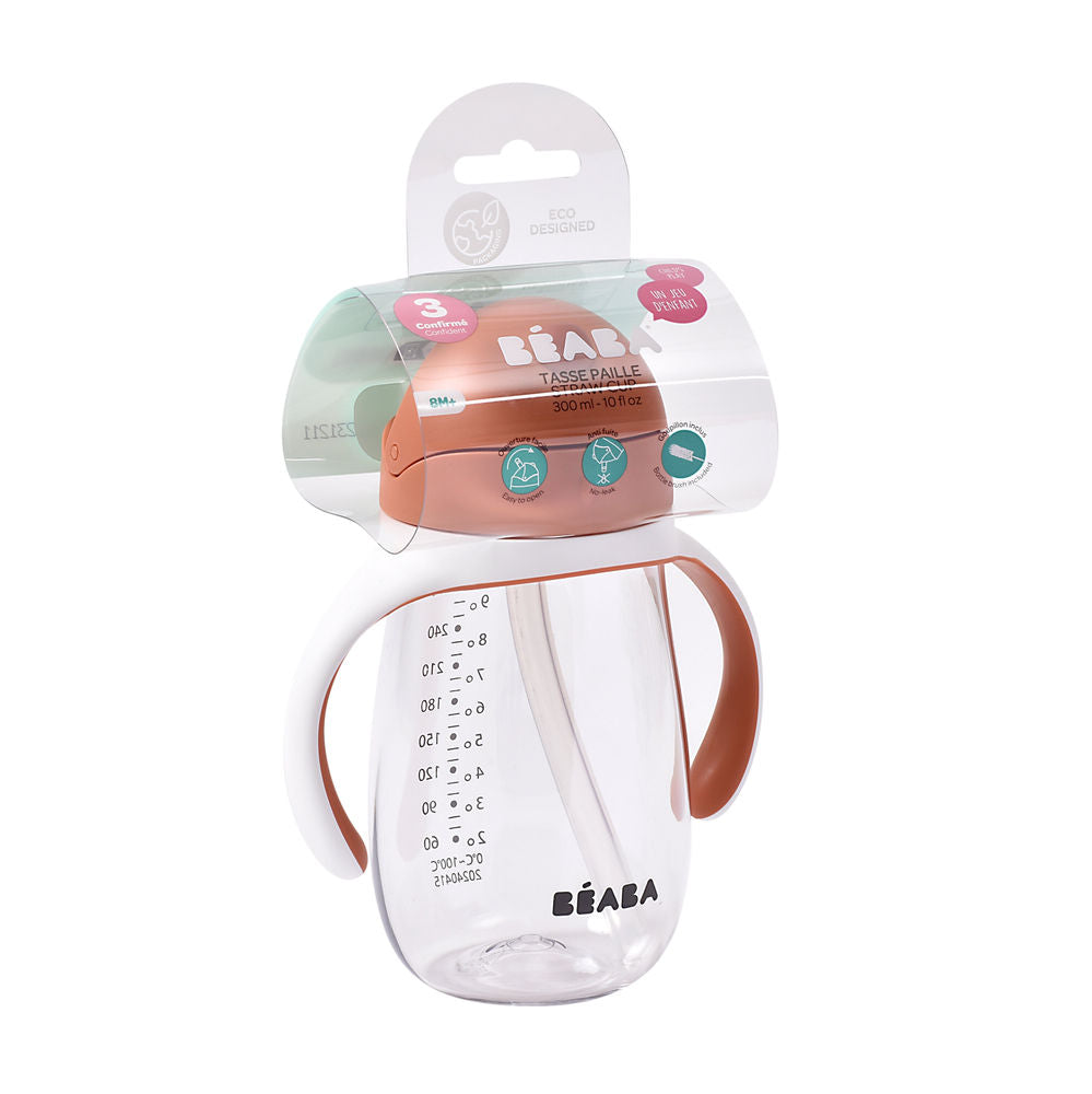 Beaba Tritan Straw Cup (300ml) - 5 Colours