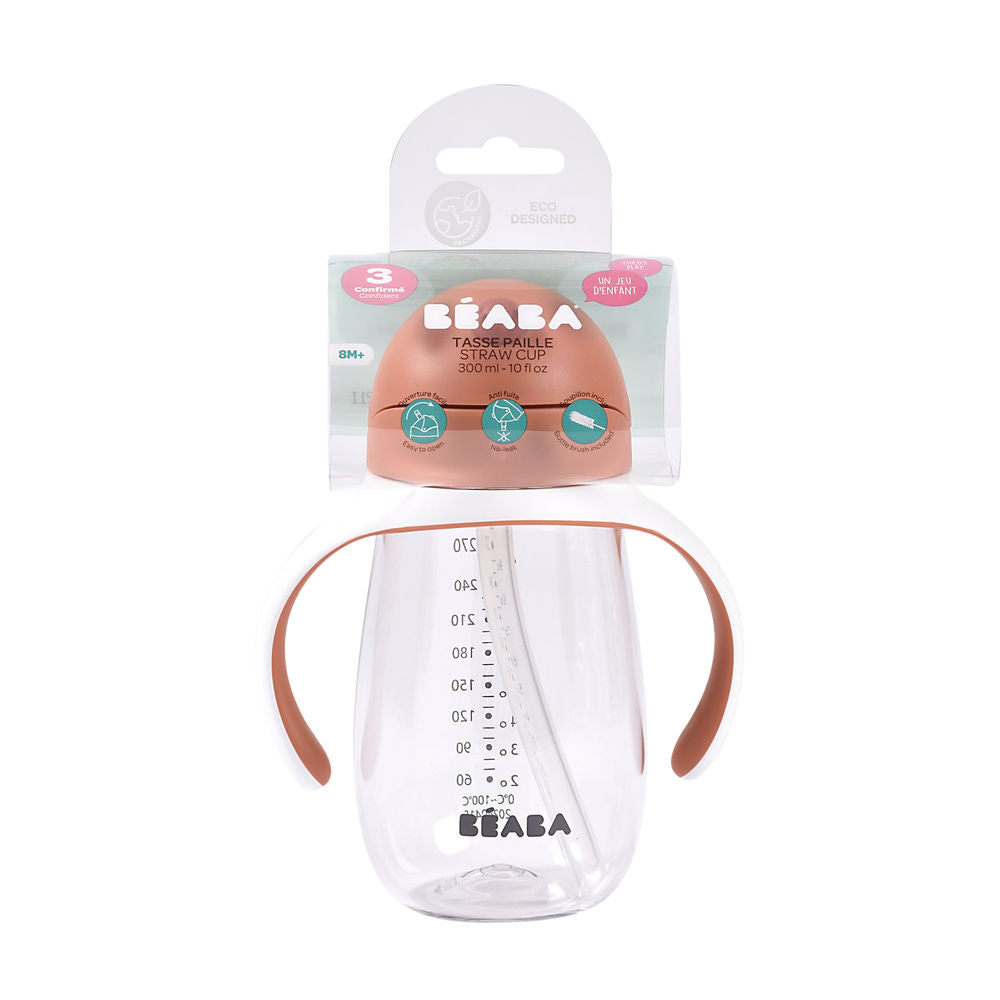 Beaba Tritan Straw Cup (300ml) - 5 Colours