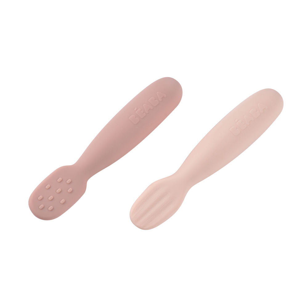 Beaba Silicone Pre-Spoons, 2pk (2 Colors)