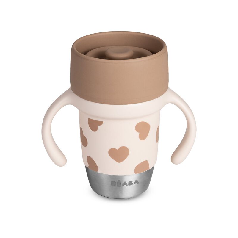 Beaba Click & Drink 360 Stainless Steel Learning Cup 240ml (2 Colors)