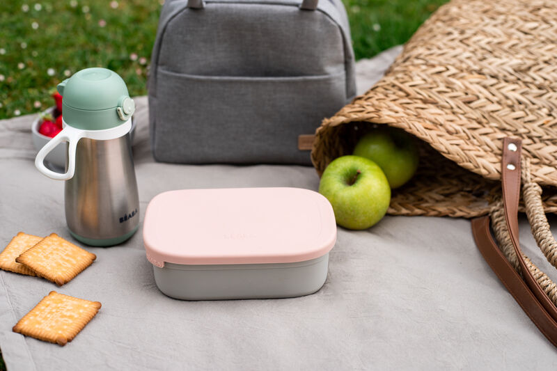 Beaba Stainless Steel Lunch Box (3 Colors) - Pupsik Singapore