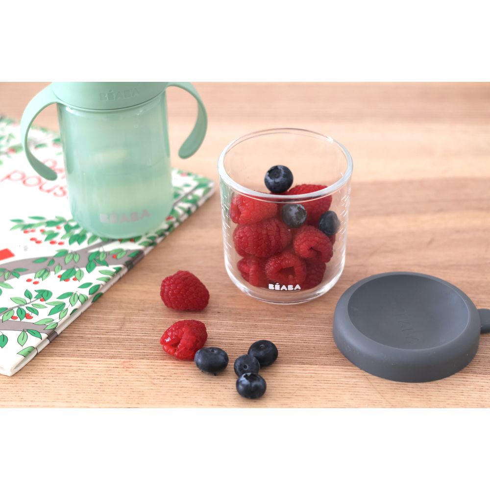Beaba Glass Containers Jars, 250ml (3 colors)