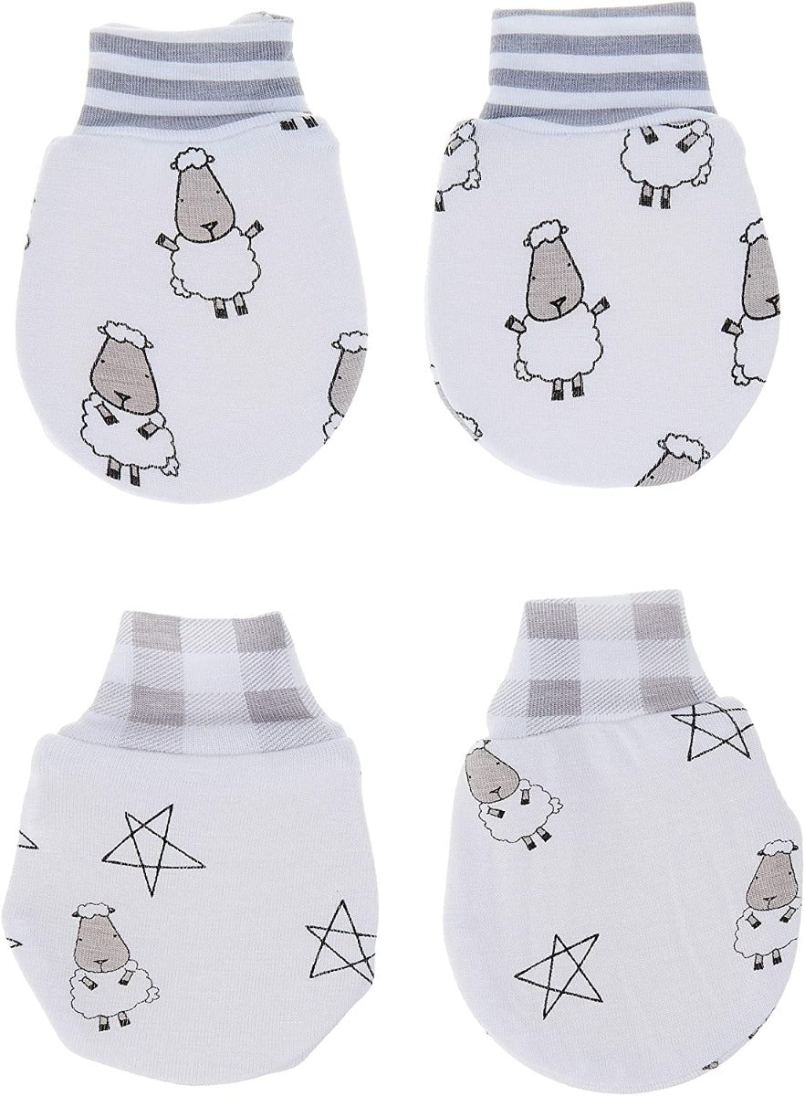 Baa Baa Sheepz Mittens (2 pairs) - 3 Designs - Pupsik Singapore