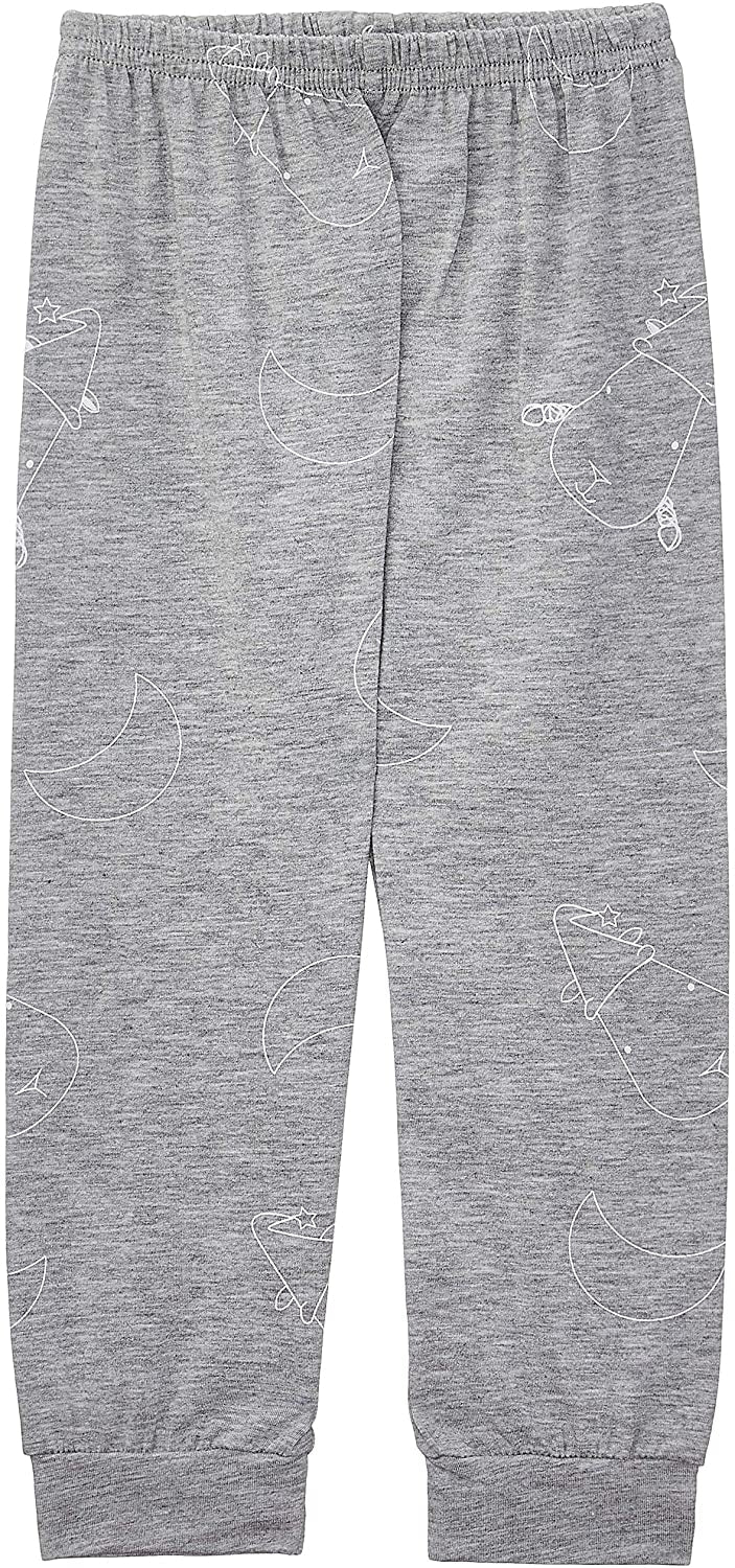 Baa Baa Sheepz Baby Long Sleeve Pyjama Set - Colourful Star White/Big Moon Sheep Grey (3 Sizes)