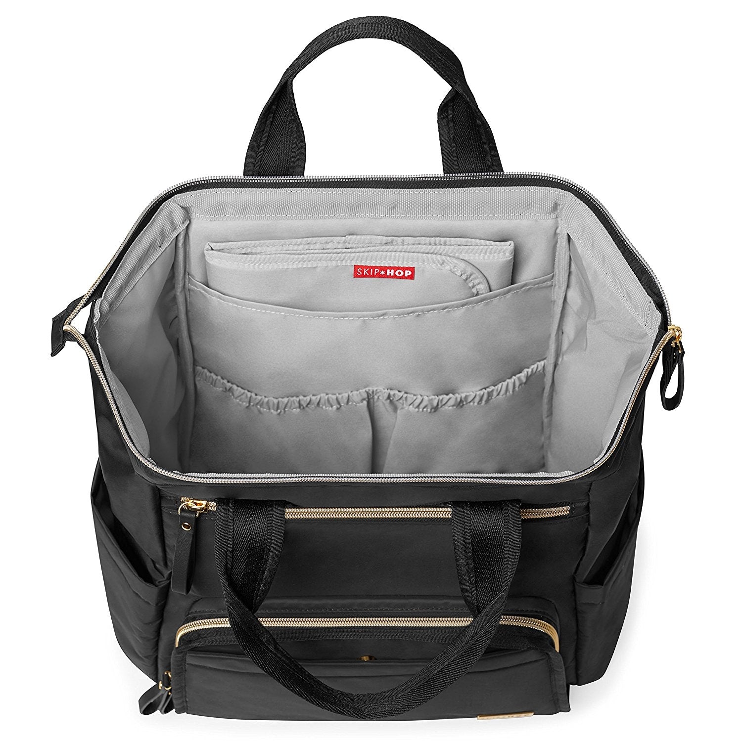 Skip Hop Mainframe Wide Open Diaper Backpack - Black