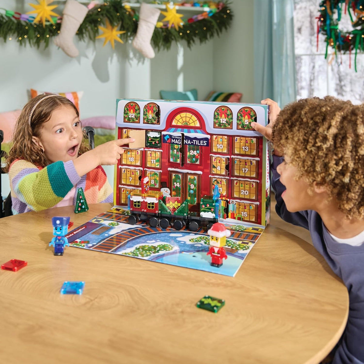 Magna-Tiles microMAGS Advent Calendar™ 34-Piece Set
