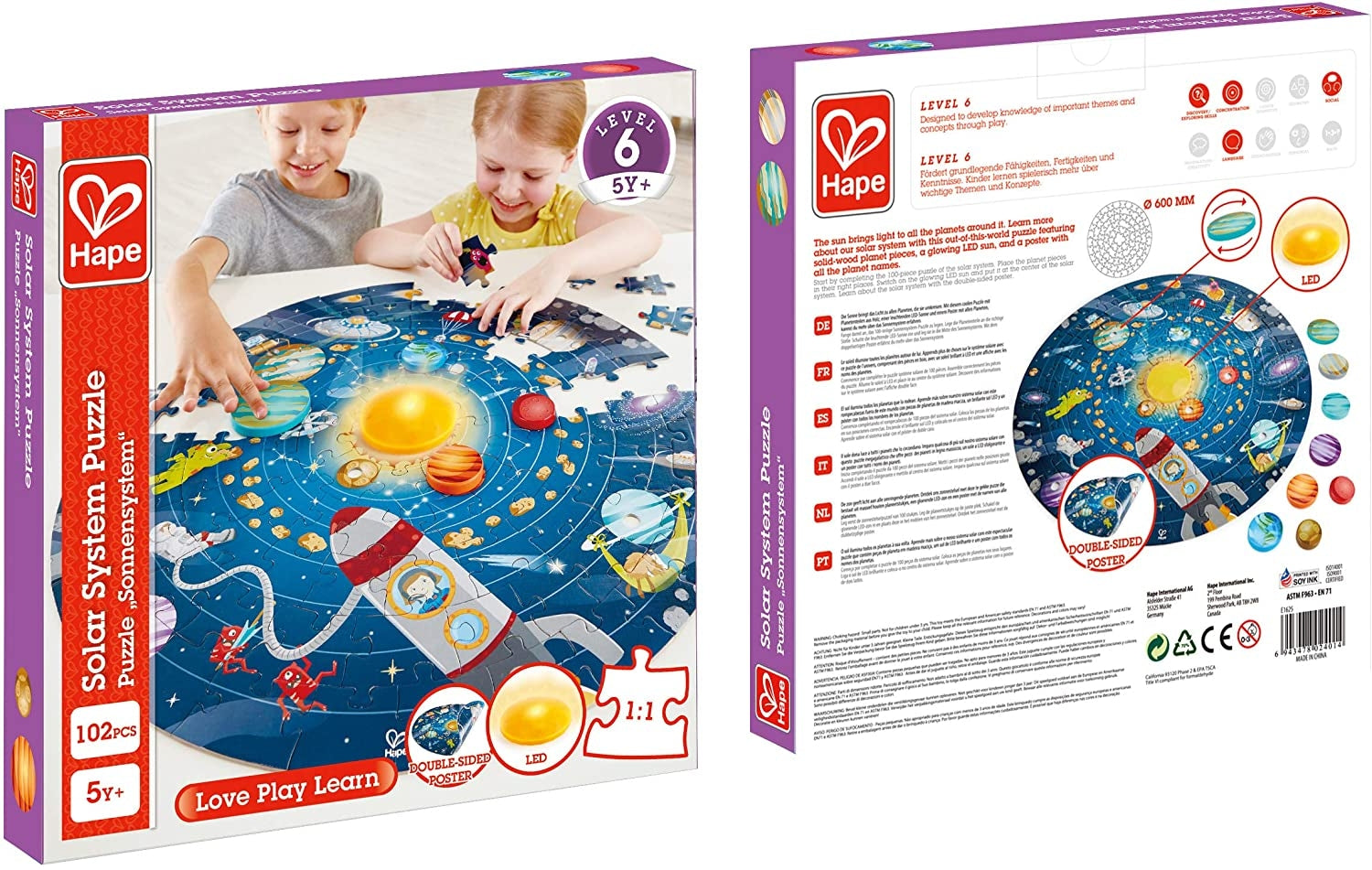 Hape Solar System Puzzle