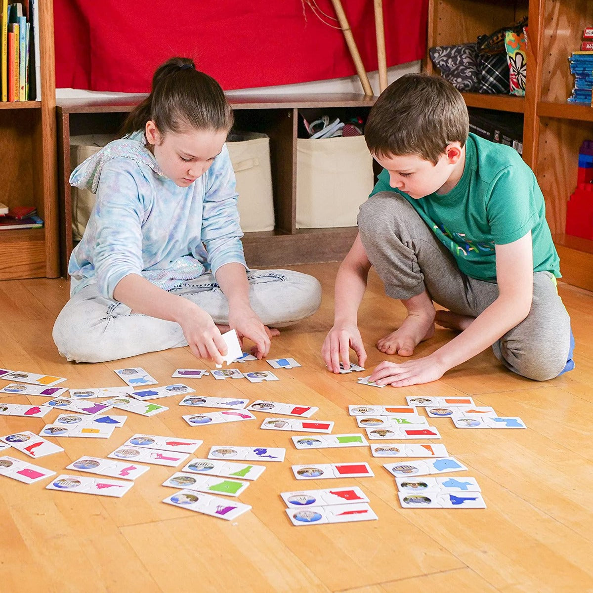 The Learning Journey Match It! States and Capitals