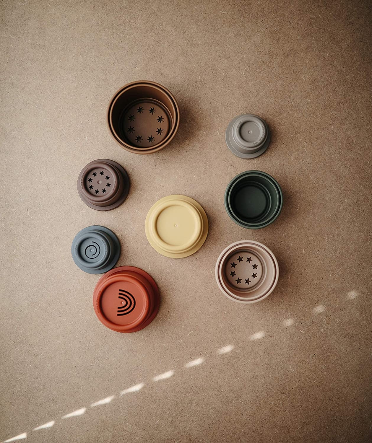 Mushie Stacking Cups Toy (4 Colors)
