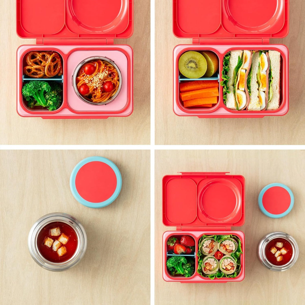 OmieBox UP Hot & Cold Bento Lunch Box (5 Colors) - Pupsik Singapore