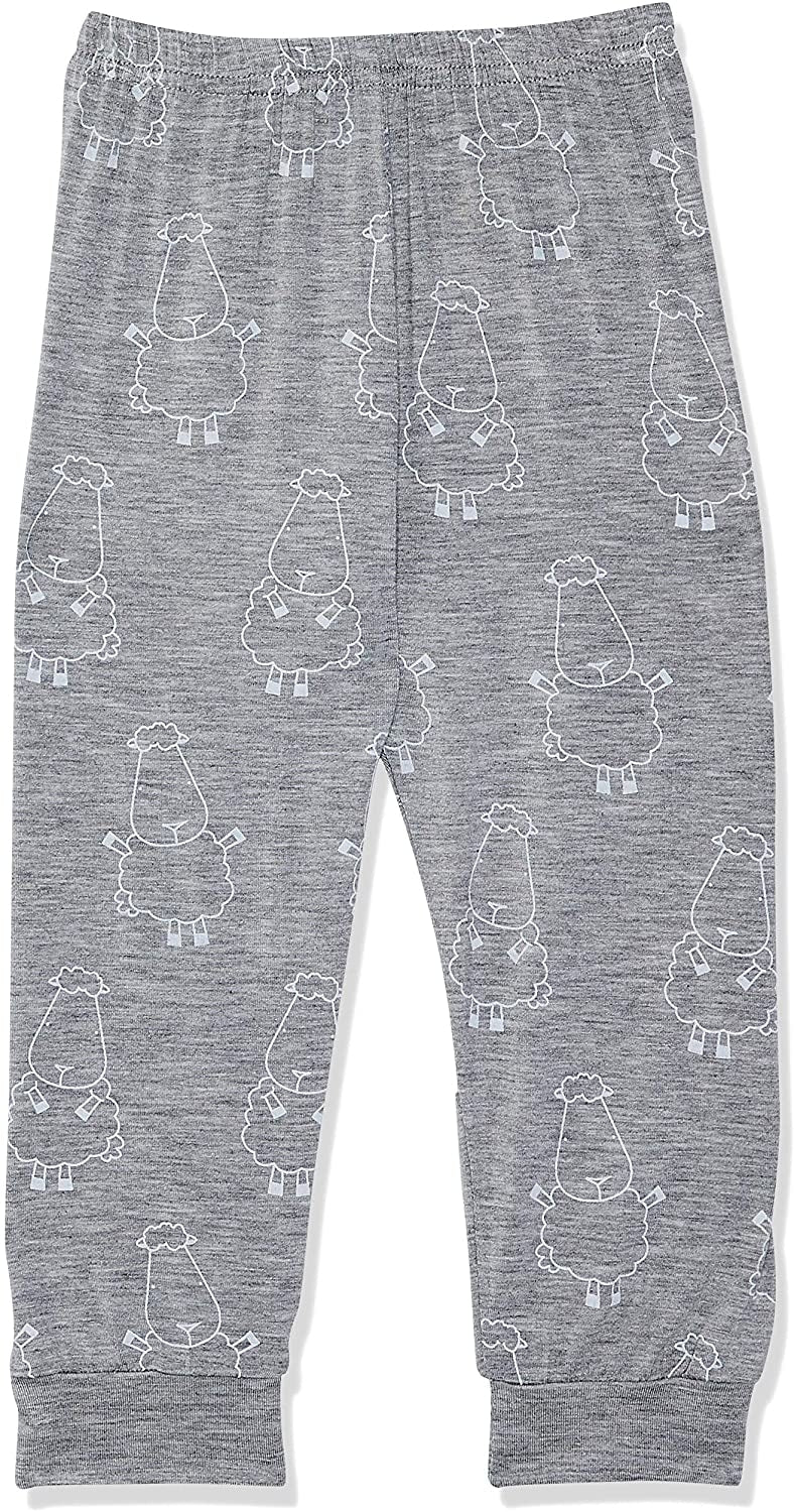 Baa Baa Sheepz Baby Long Sleeve Pyjama Set - Big Star & Sheepz Blue/Big Sheep Grey (3 Sizes)