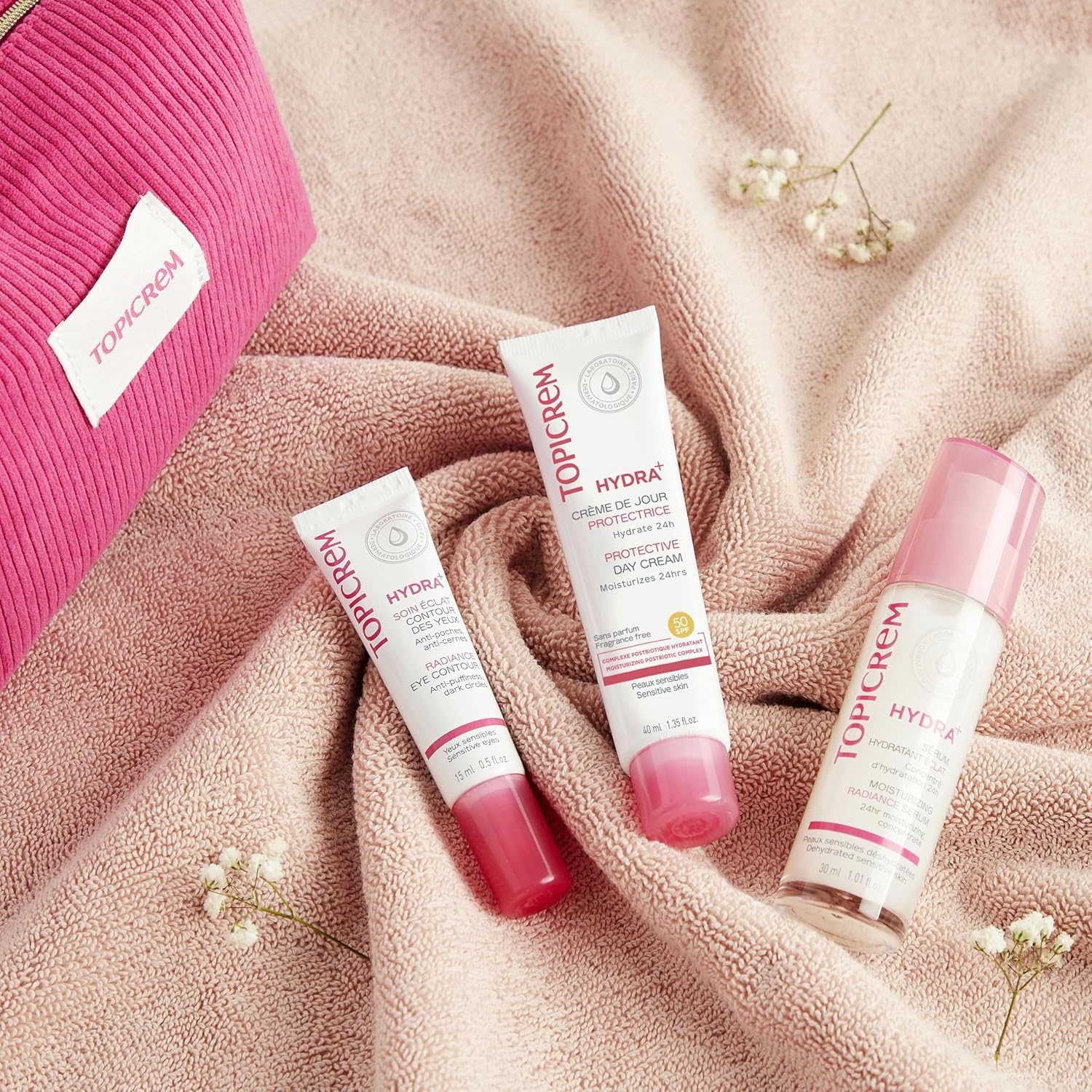 Topicrem Hydra+ Light Moisturizing Radiance Cream, 40ml (Exp 07/28) - Pupsik Singapore