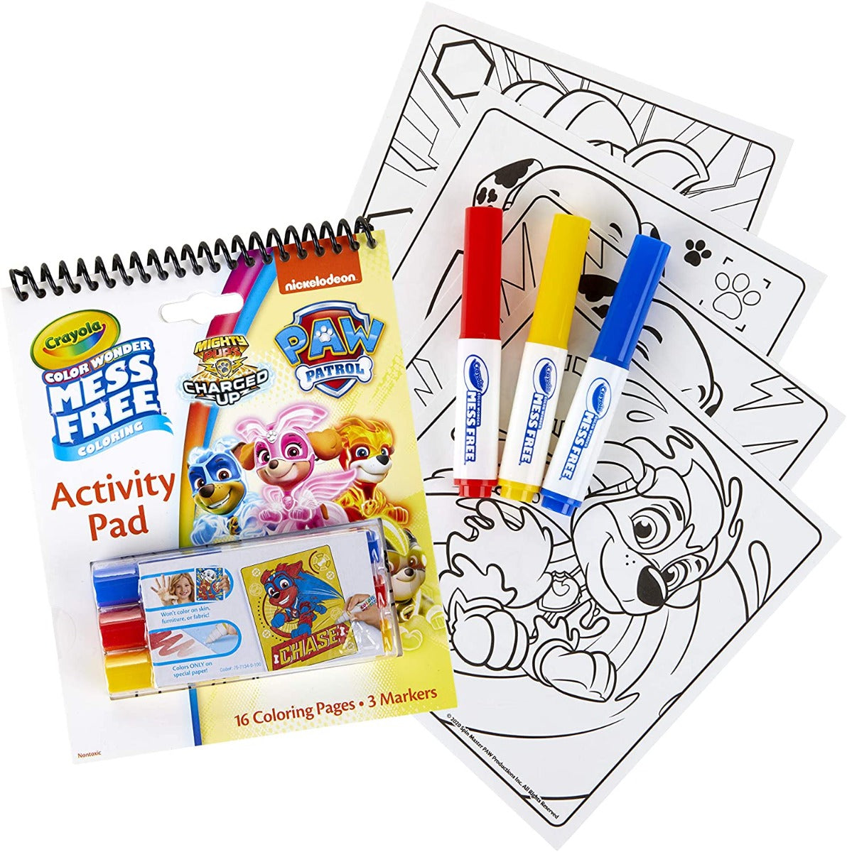 Crayola Color Wonder Mess Free Coloring Activity Pad (4 Designs) - Pupsik Singapore