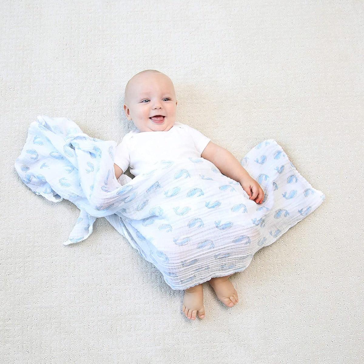 Aden Anais Essentials Muslin Cotton Swaddle (44 x 44 in), 4pk (31 Designs) - Pupsik Singapore
