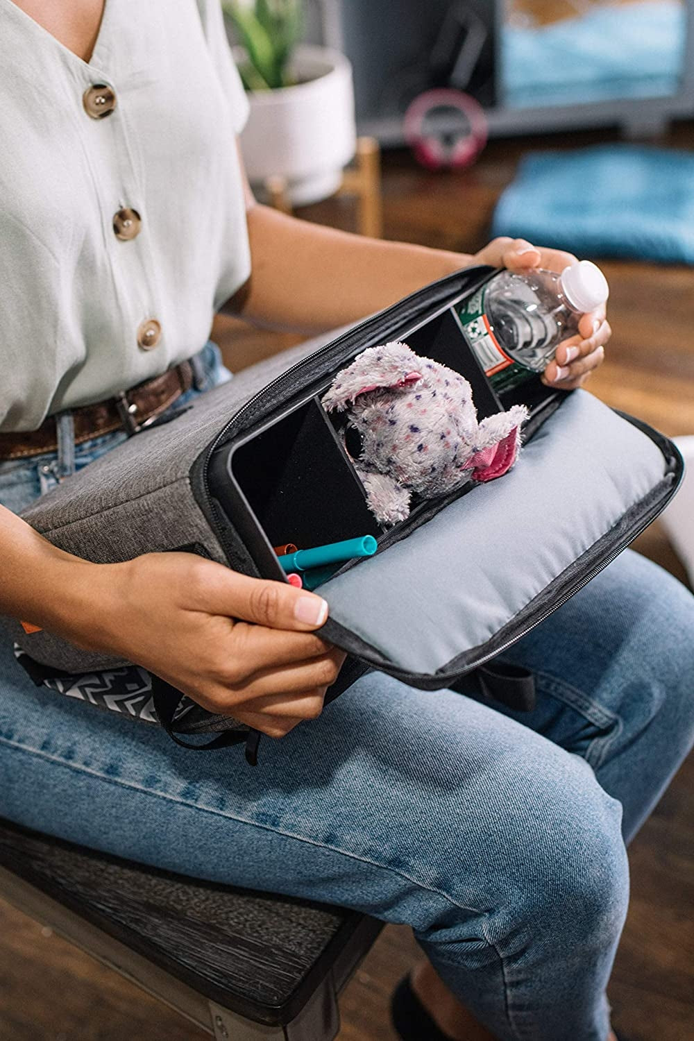 Dreambaby Grab 'N Go Booster Seat - Grey