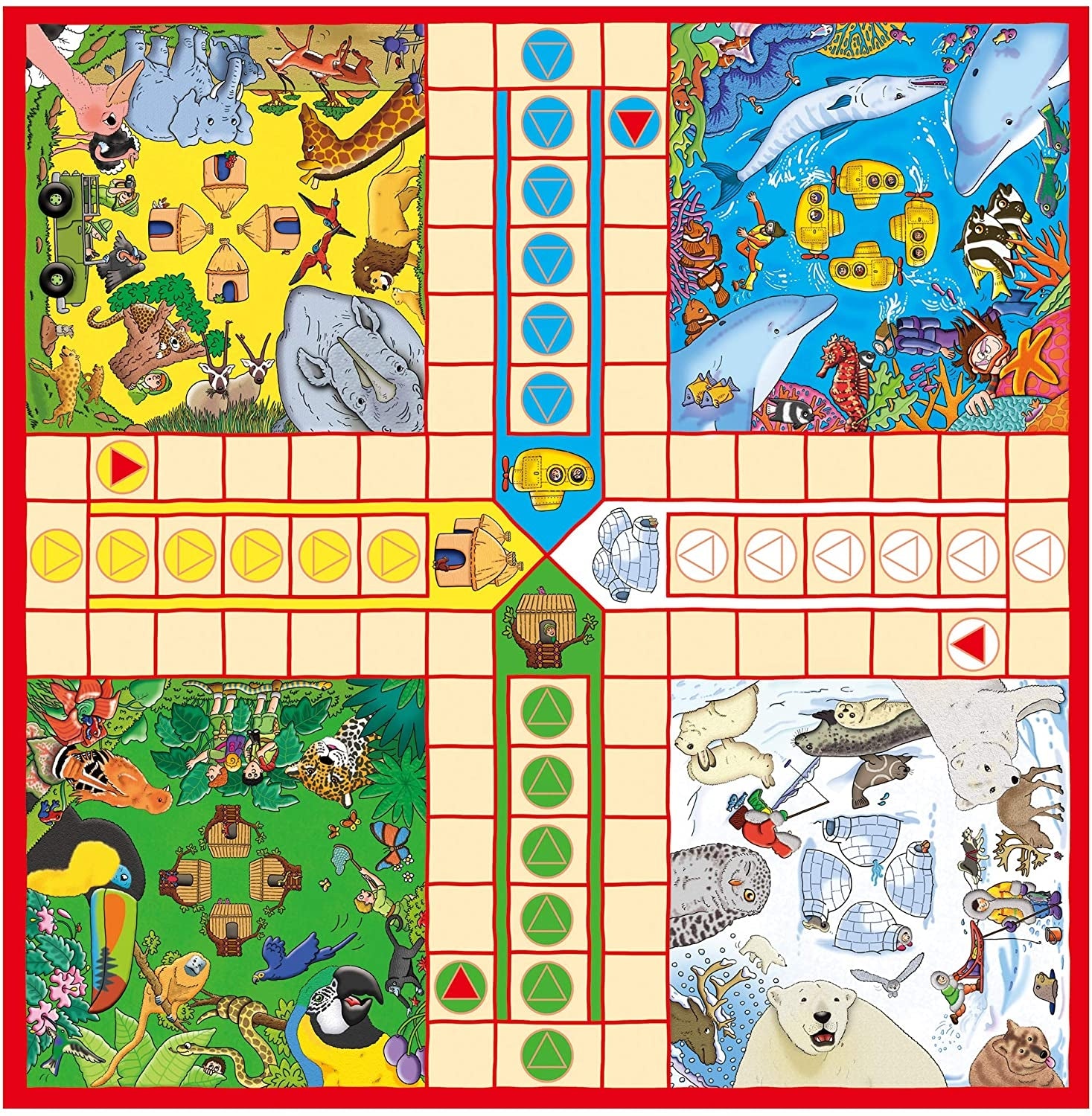 Galt Toys Snakes & Ladders and Ludo Game