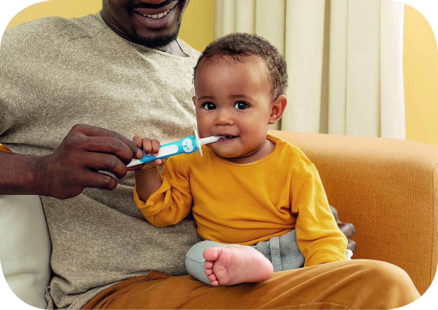 MAM Baby Training Toothbrush - Pink