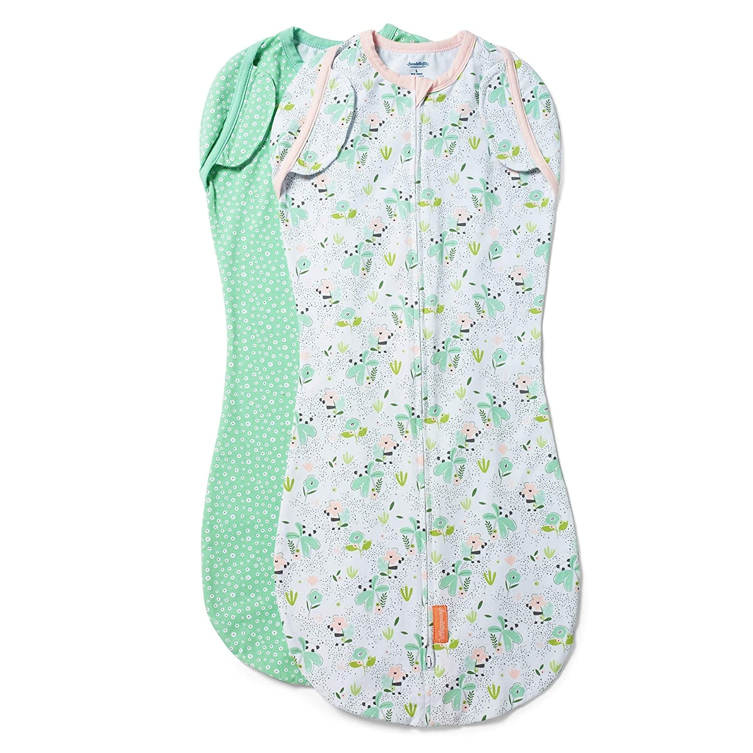 Summer Infant SwaddleMe Arms Free Convertible Pod (2pk), XL (6-9m) (2 Designs) - Pupsik Singapore