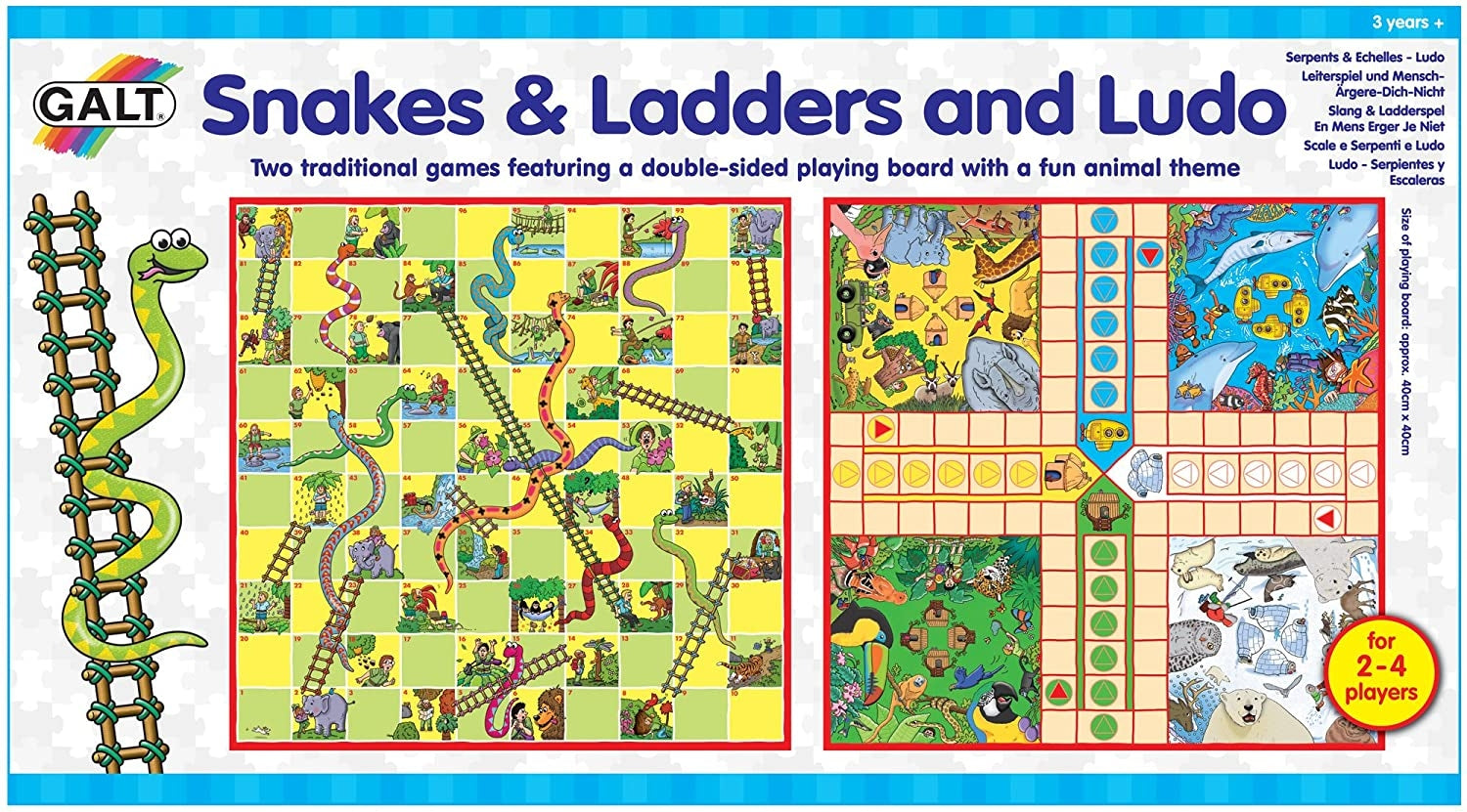 Galt Toys Snakes & Ladders and Ludo Game